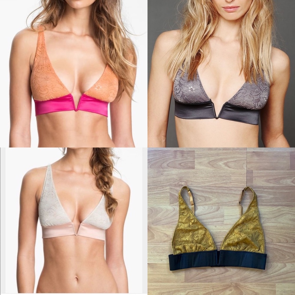 NWOT Intimately Free People V Wire Bra small